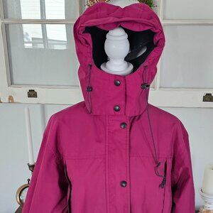 REI Women's Vintage 90s Purple Hooded Goretex Jacket Size 8